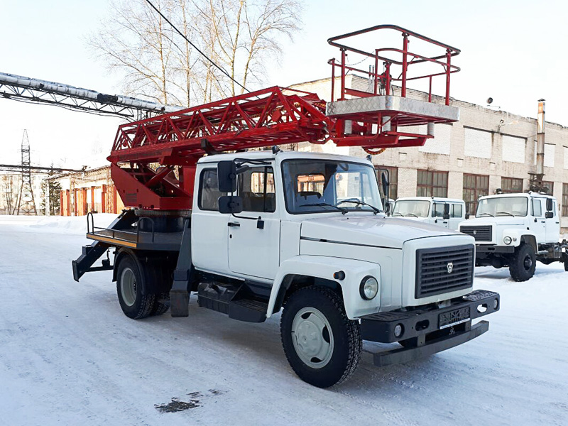 Автовышка ПСС-131.18Э на шасси ГАЗ 3309 Автовышка ПСС-131.18Э на шасси ГАЗ 3309