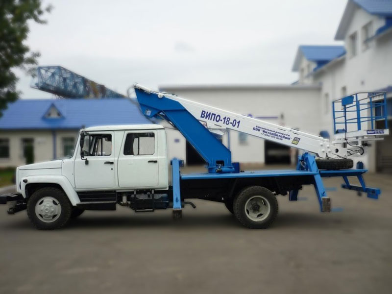 Автовышка ВИПО-18-01 на шасси ГАЗ 3309 Автовышка ВИПО-18-01 на шасси ГАЗ 3309
