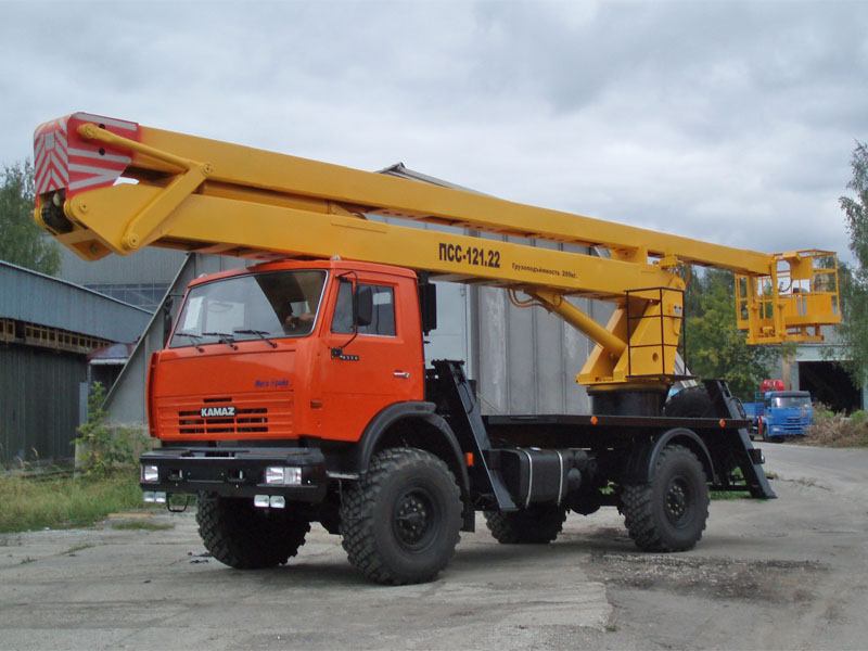 Автовышка ПСС 121.22 (АГП-22.02) на шасси КАМАЗ 4326 Автовышка ПСС 121.22 (АГП-22.02) на шасси КАМАЗ 4326