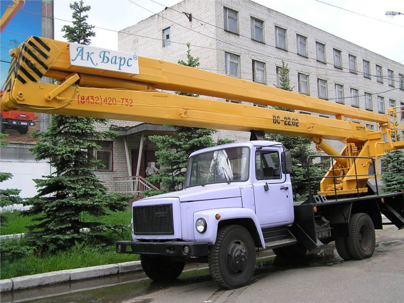 Автовышка ВС-22.02 ЭИ на шасси ГАЗ 3309 Автовышка ВС-22.02 ЭИ на шасси ГАЗ 3309