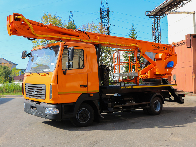 Автовышка ПСС-141.23Э на шасси МАЗ 4370 Автовышка ПСС-141.23Э на шасси МАЗ 4370