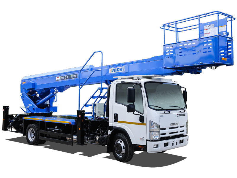 Автовышка AICHI SK27A на шасси FUSO FE 85DG Автовышка AICHI SK27A на шасси FUSO FE 85DG