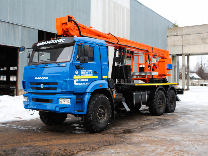 Автовышка ПСС-141.29Э на шасси КАМАЗ 43118 Автовышка ПСС-141.29Э на шасси КАМАЗ 43118
