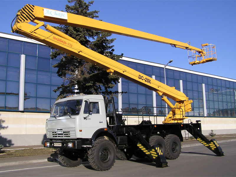 Автовышка ВС-28К ЭИ на шасси КАМАЗ 43114 Автовышка ВС-28К ЭИ на шасси КАМАЗ 43114