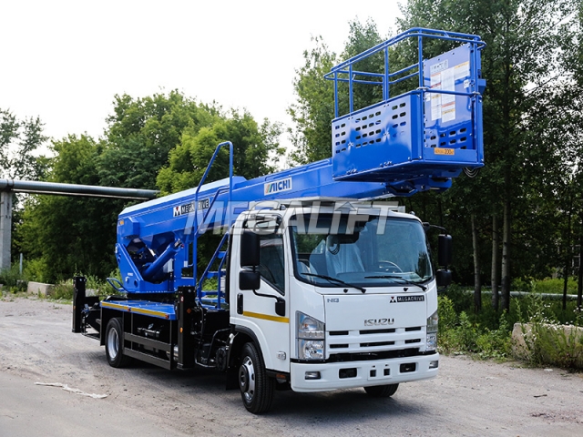 Автовышка AICHI SK27A на шасси ISUZU NQR 90 Автовышка AICHI SK27A на шасси ISUZU NQR 90