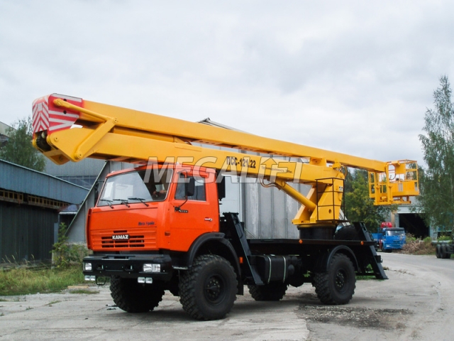 Автовышка ПСС-121.22 на шасси КАМАЗ 43502 Автовышка ПСС-121.22 на шасси КАМАЗ 43502