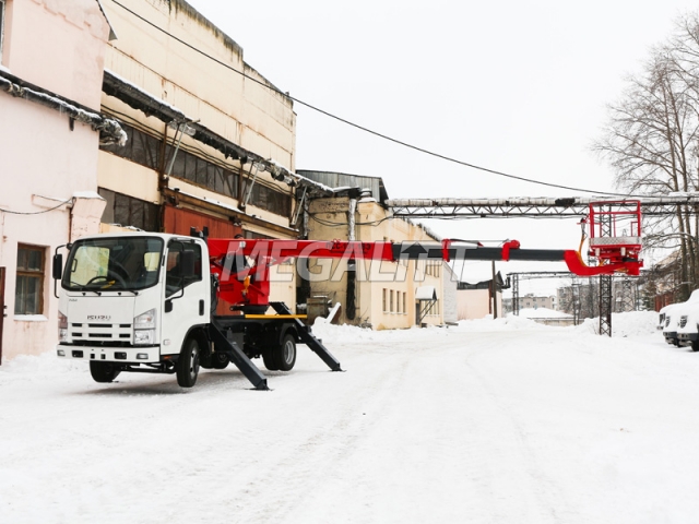 Автовышка ПСС-131.18Э на шасси Isuzu NMR 85 Автовышка ПСС-131.18Э на шасси Isuzu NMR 85