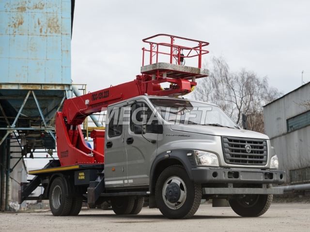 Автовышка ПСС-131.22Э на шасси ГАЗон Next Автовышка ПСС-131.22Э на шасси ГАЗон Next