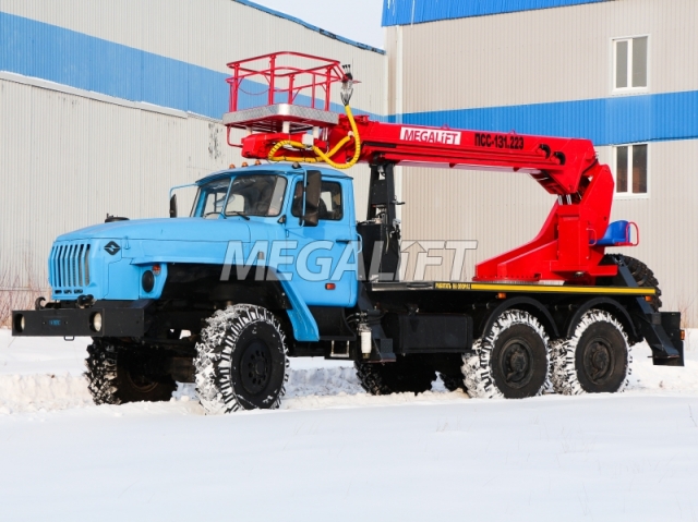 Автовышка ПСС-131.22Э на шасси УРАЛ 4320 Автовышка ПСС-131.22Э на шасси УРАЛ 4320
