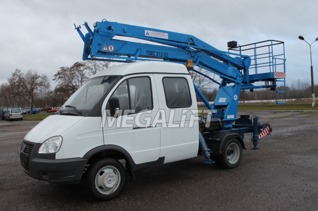 Автовышка ПМС-212-02Э на шасси ГАЗ 33023 Автовышка ПМС-212-02Э на шасси ГАЗ 33023