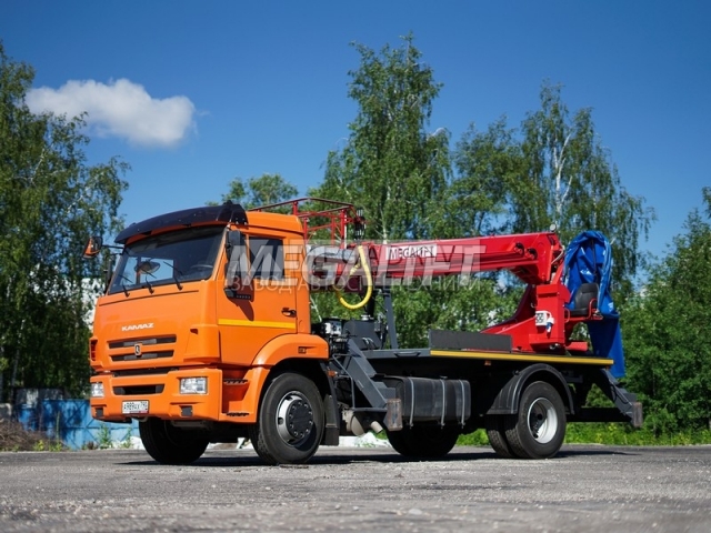 Автогидроподъемник ПСС-131.22Э на шасси Камаз-43253 (электро)